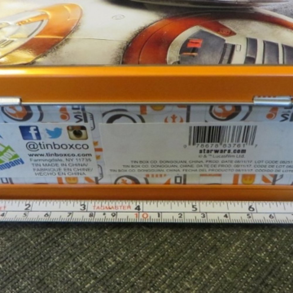 STAR WARS Lunch Box - BB8 Astromech Droid - Tin Box Co - Picture 8 of 10
